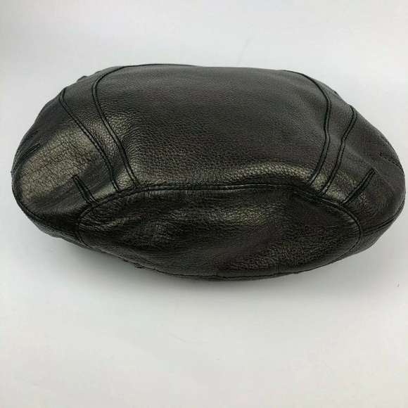 BANANAREPUBLIC Pebble Leather ShoulderBag Gunmetal - Picture 4 of 8